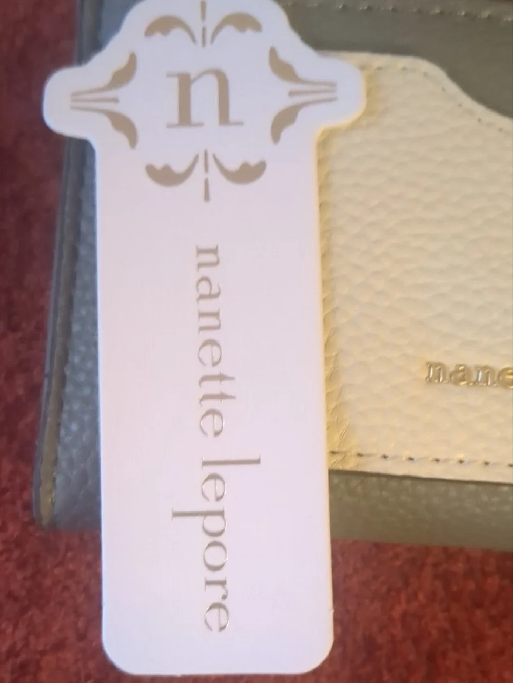 Nanette Lepore Leather Slim Card/Coin Case